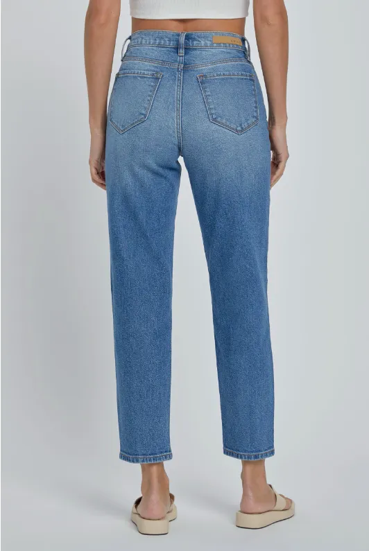 High Rise Mom Jean Ankle Length