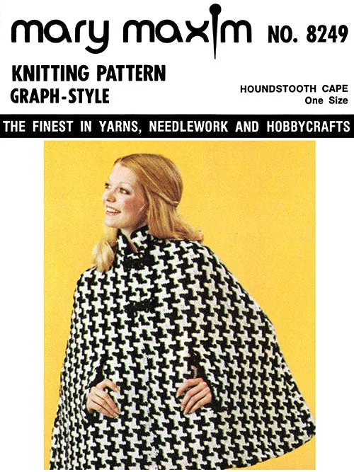 Houndstooth Cape Pattern