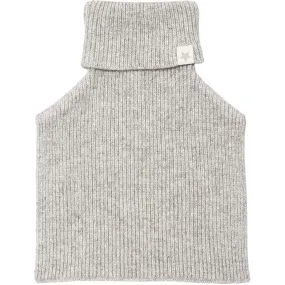 Huttelihut Neck Warmer Wool Knit Light Grey Melange