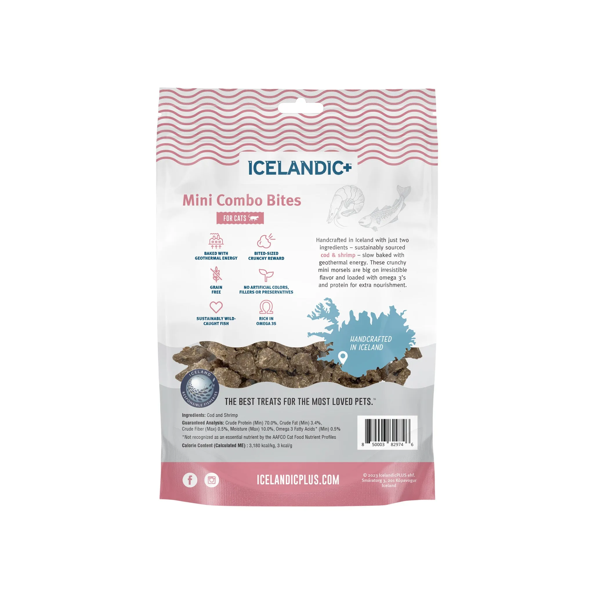 Icelandic  Mini Combo Bites Fish Cat Treats