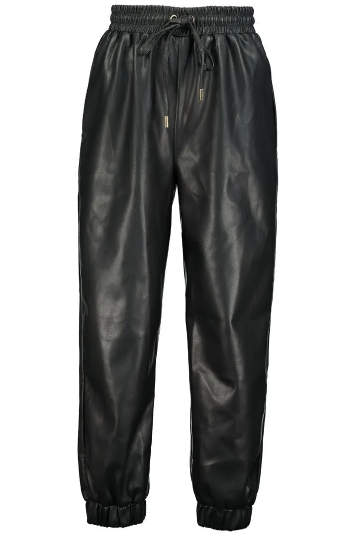 Iconic Vegan Leather Jogger