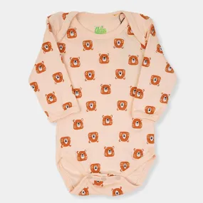 Infant Basic Romper Unisex Ao Bears- Nude