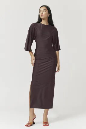 Ivy Cape Sleeve Midi Dress