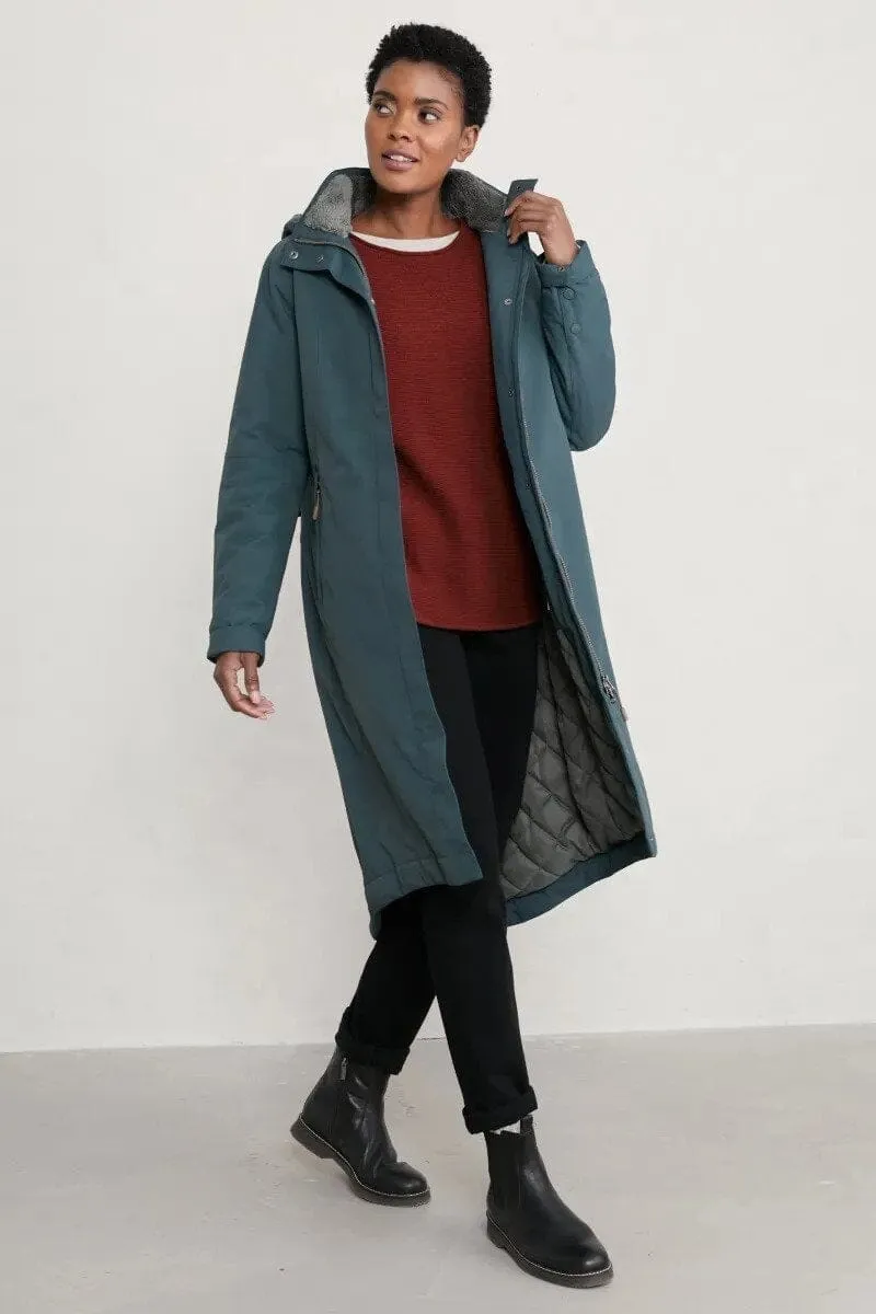 Janelle Waterproof Coat in Granite