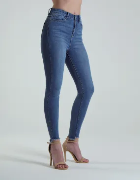 Jessica High Rise Skinny Blue