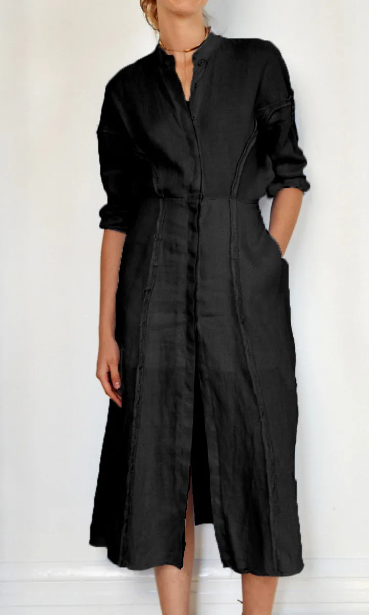 KITX Return Shirt Dress - Black