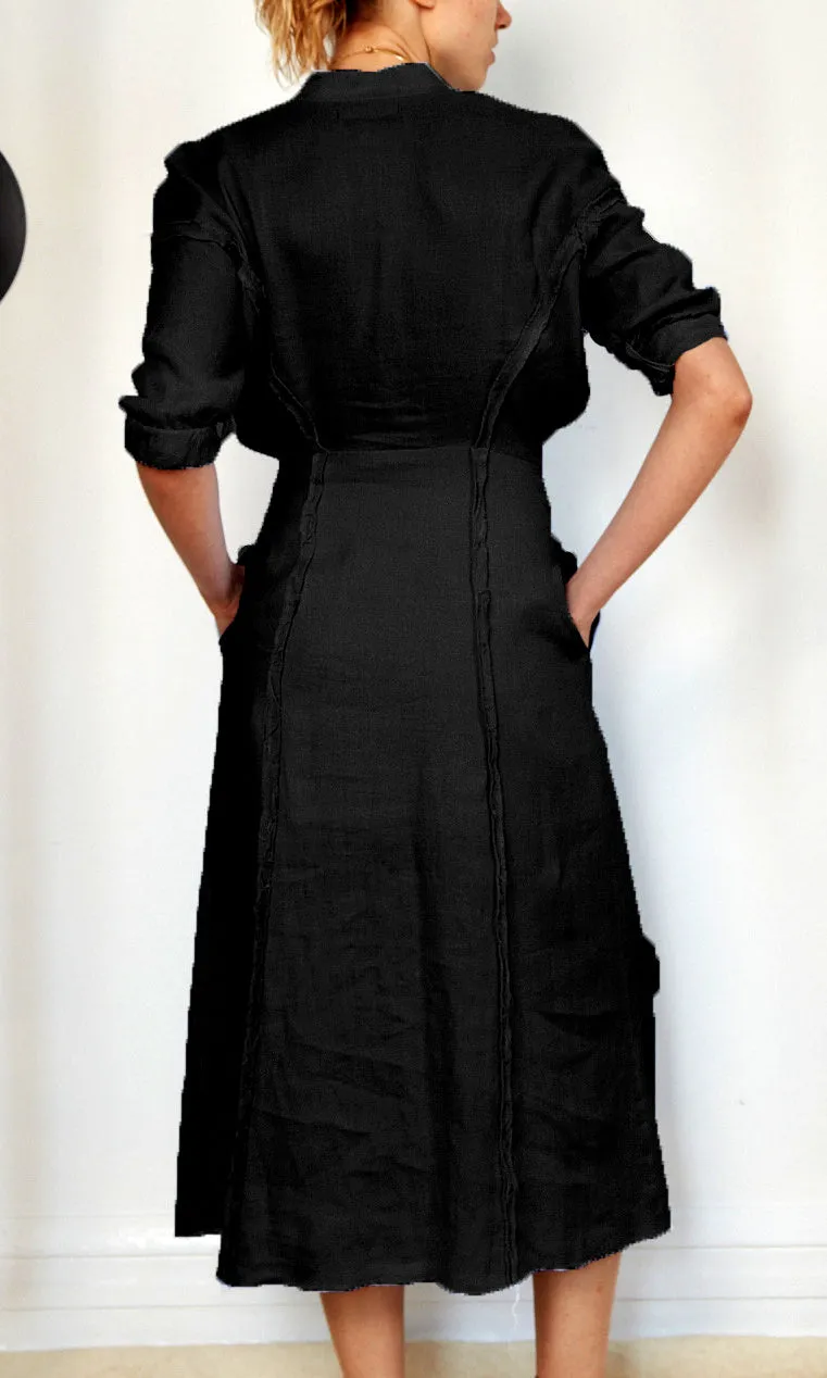 KITX Return Shirt Dress - Black