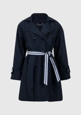 Lapin House Navy Trench Coat