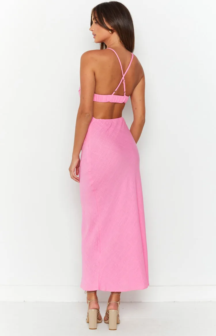 Lene Pink Maxi Dress