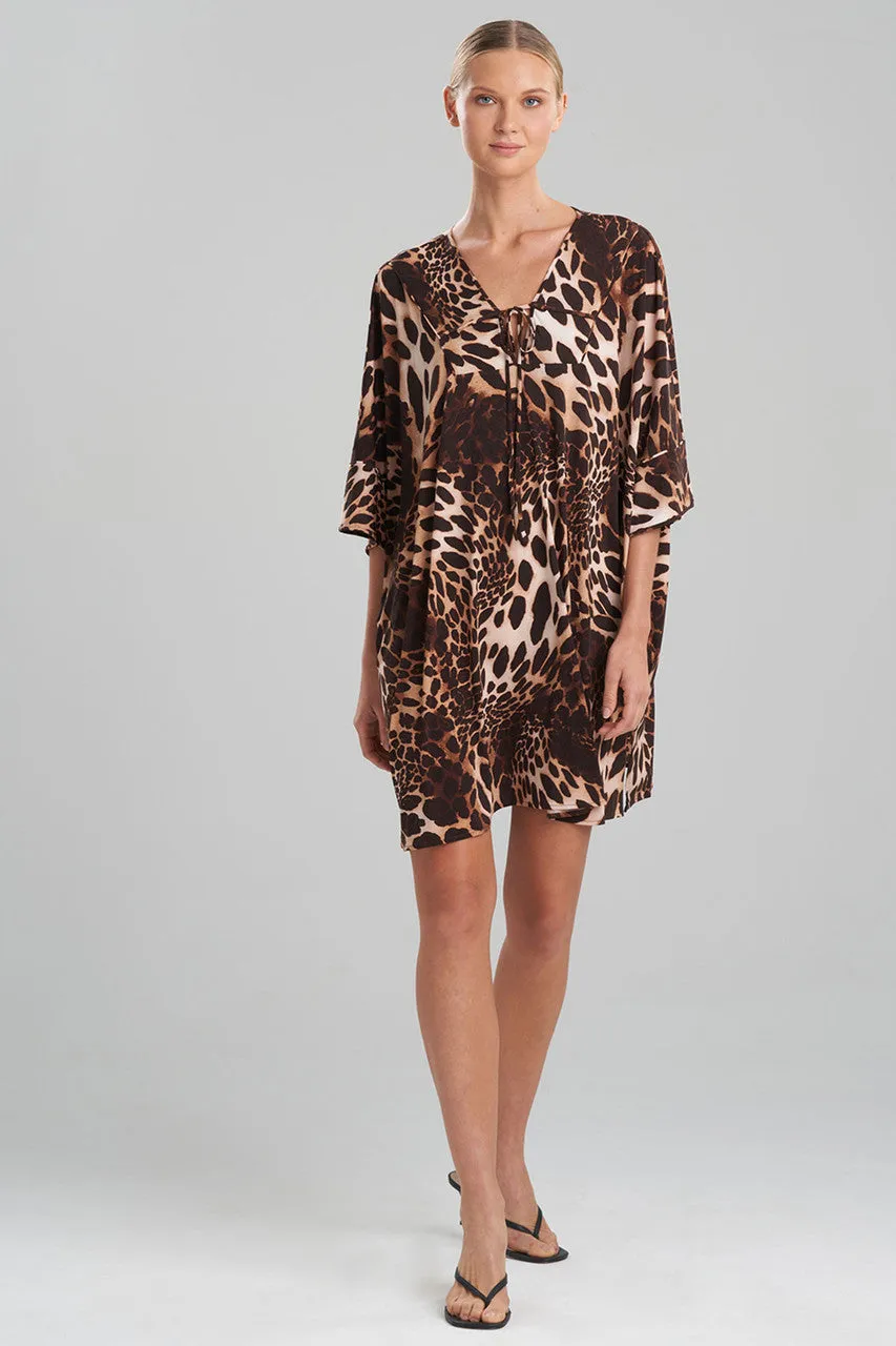 Leopard Jersey Cover-Up