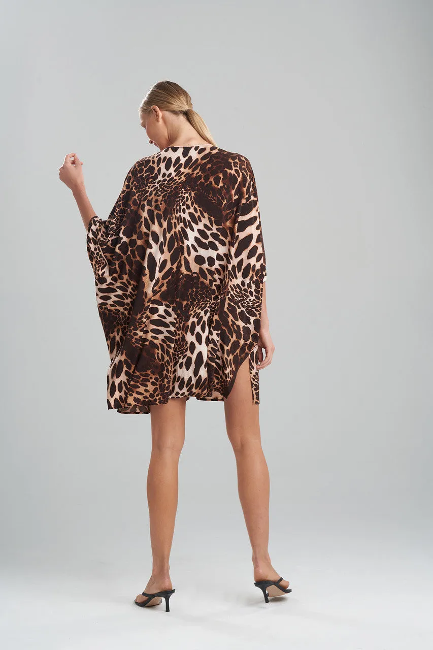 Leopard Jersey Cover-Up