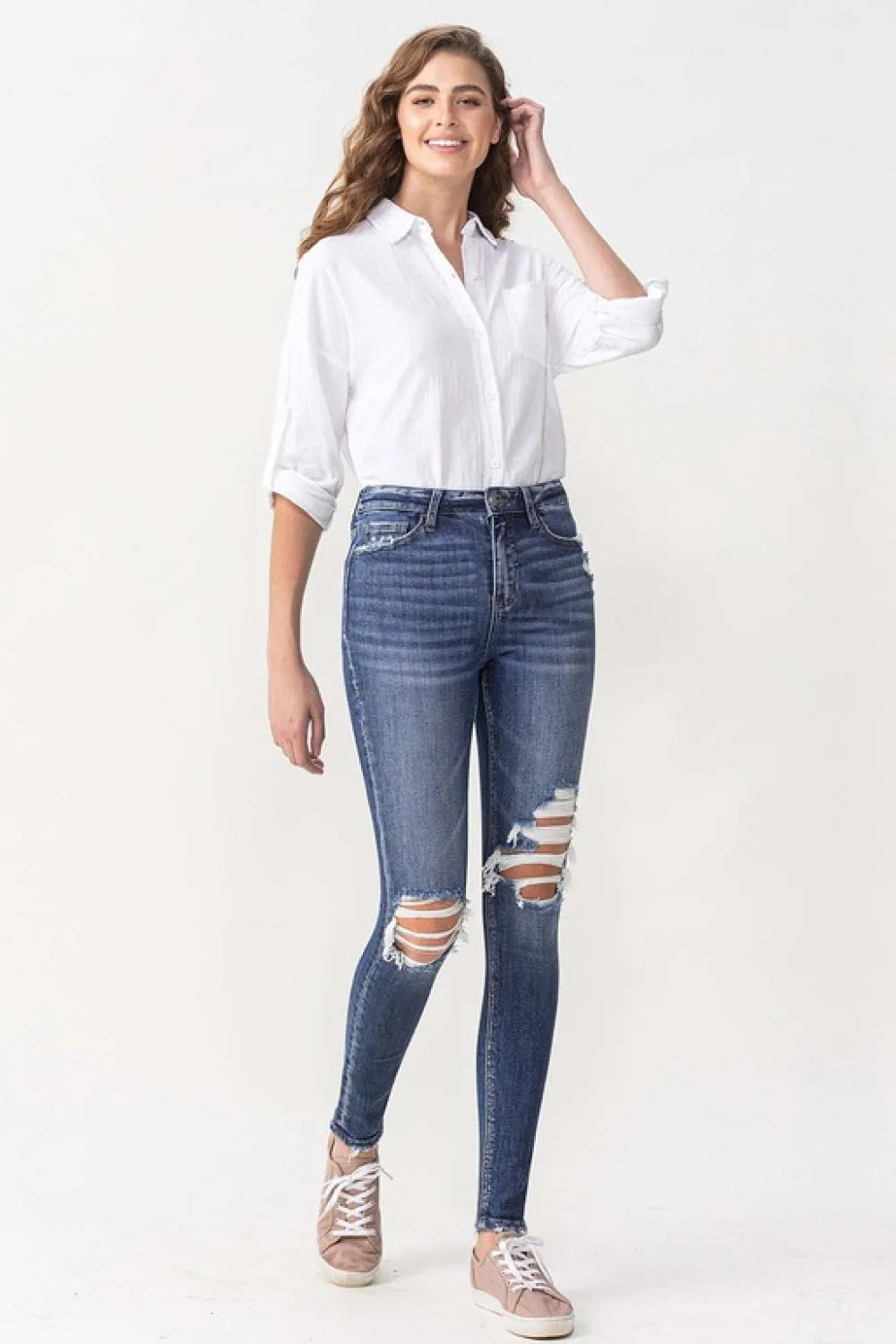 Lovervet Hayden Full Size High Rise Skinny Jeans