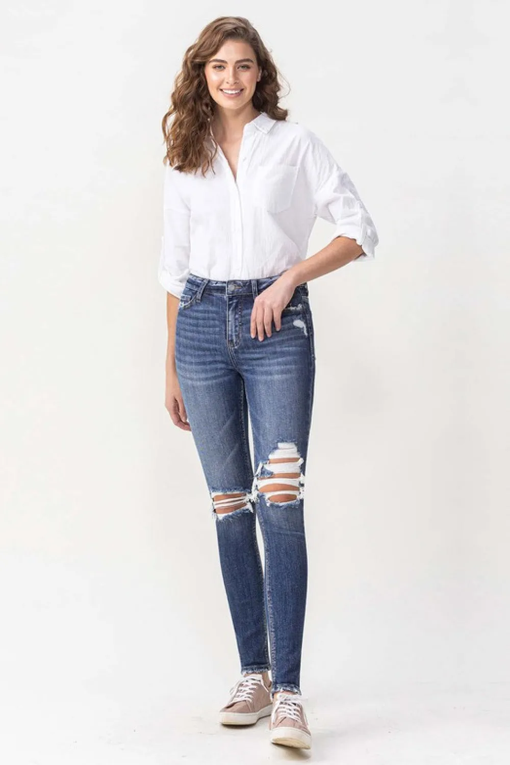 Lovervet Hayden Full Size High Rise Skinny Jeans