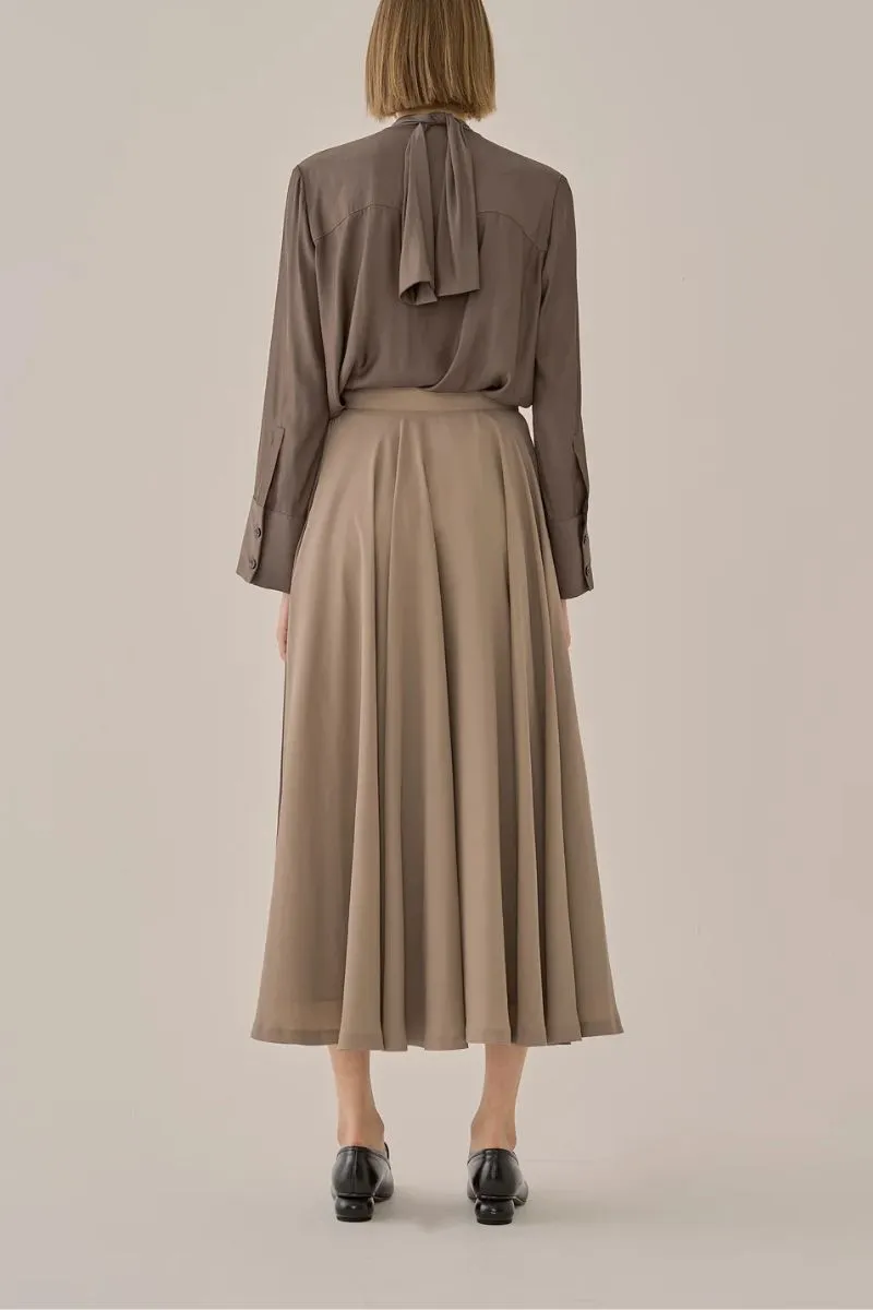 Marlene Pleated Midi Skirt