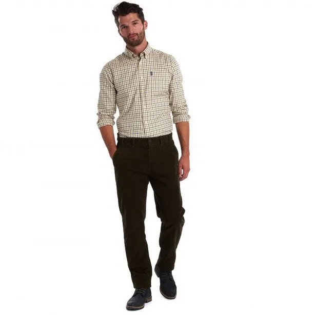 Men's Barbour | Neuston Stretch Corduroy Pants | Dark Olive