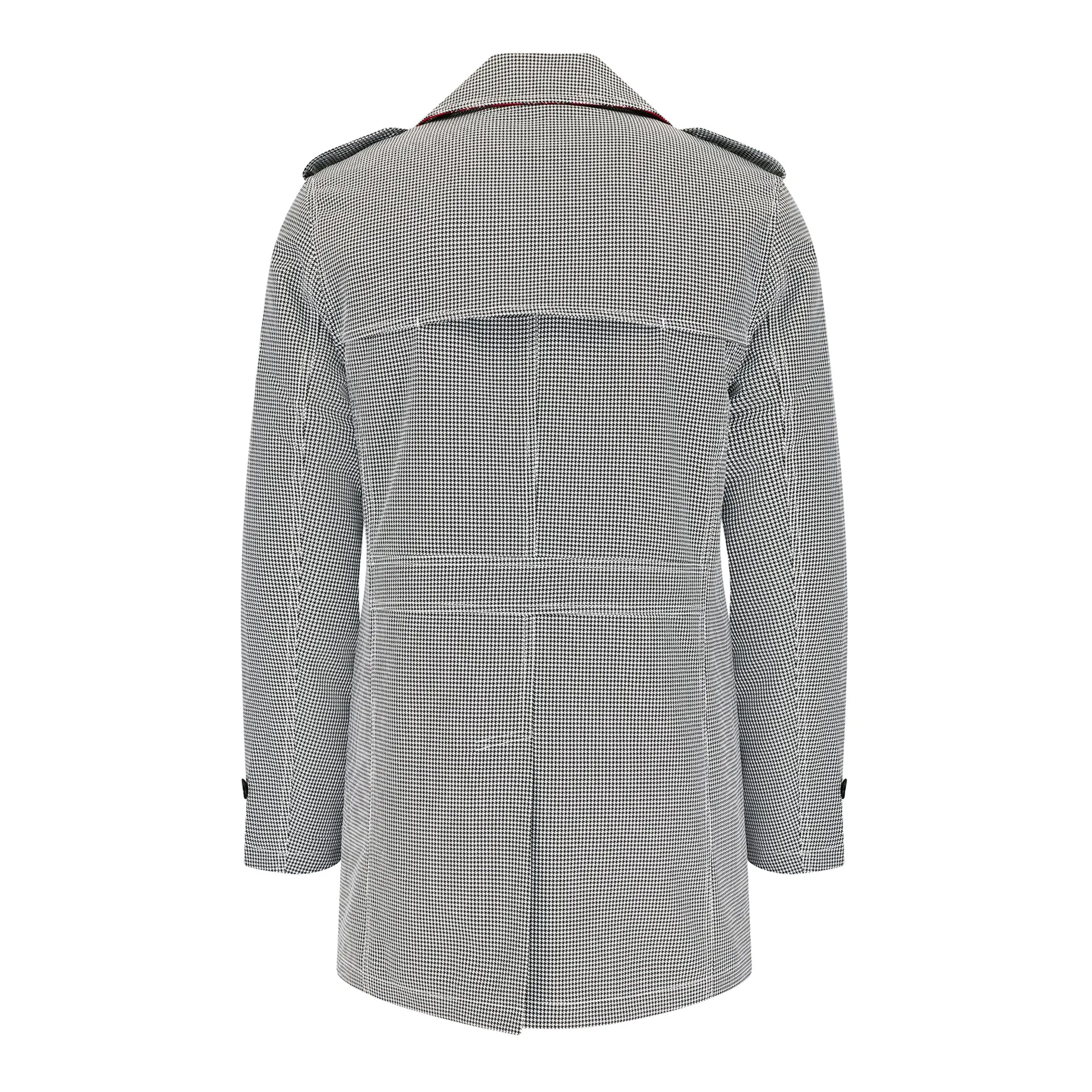 Merc London Copping Coat Houndstooth