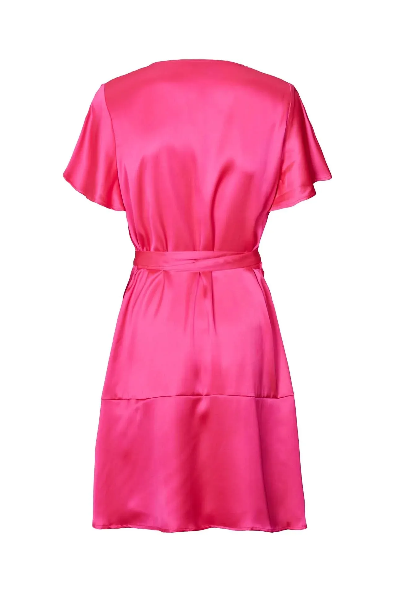 Miranda Wrap Around Dress - Pink