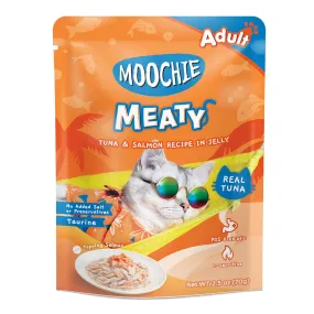 Moochie Cat Meaty Tuna & Salmon Recipe in Jelly 70g