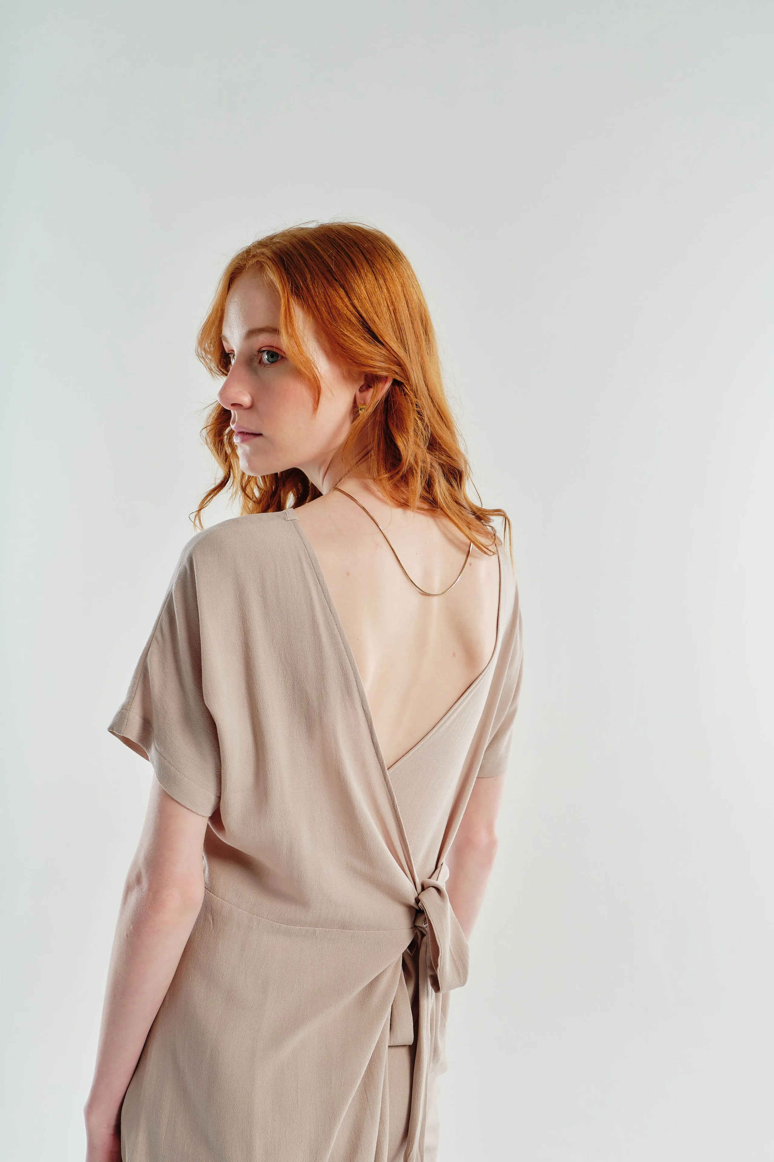 Multi Wrap Dress | Stone