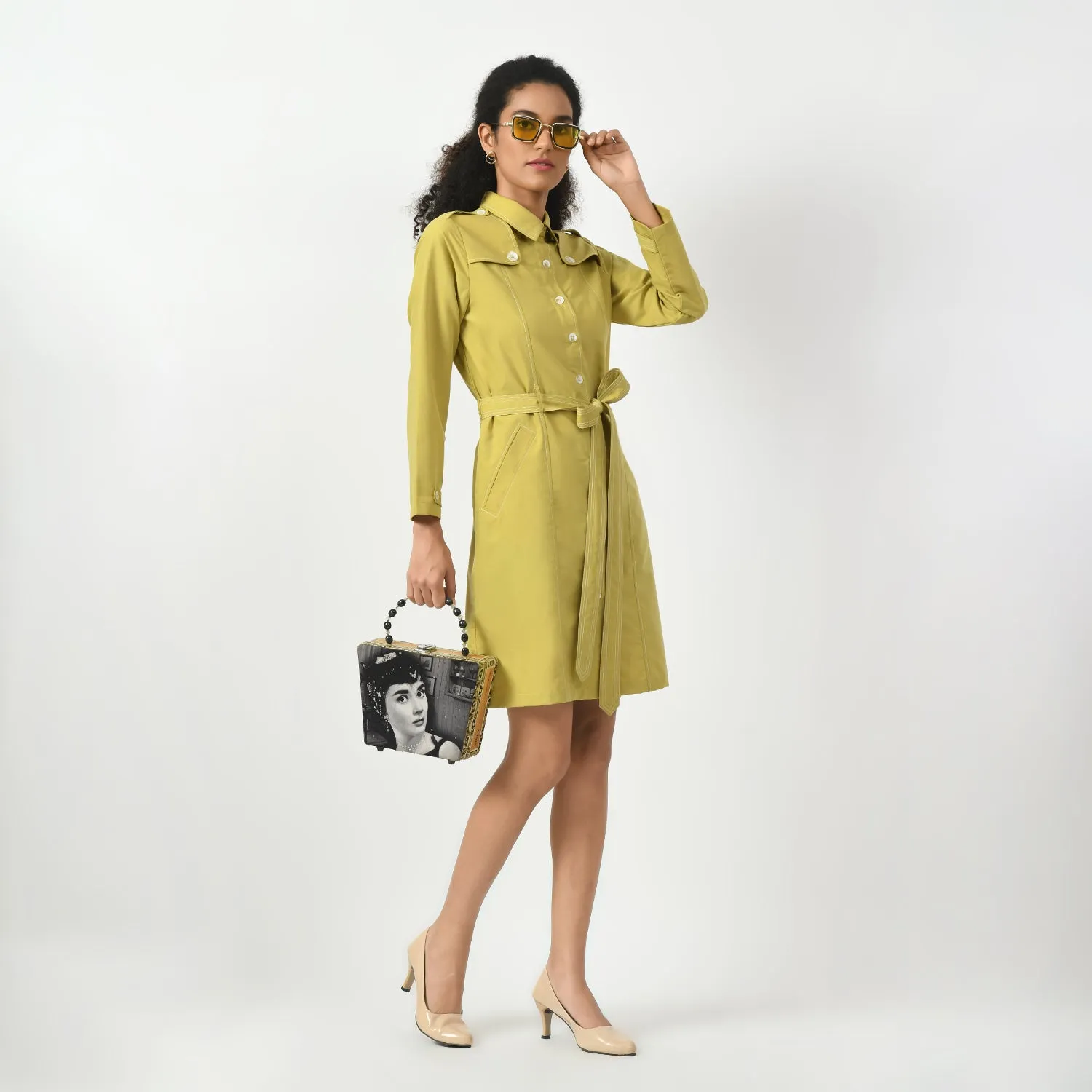 Mustard Trench Coat