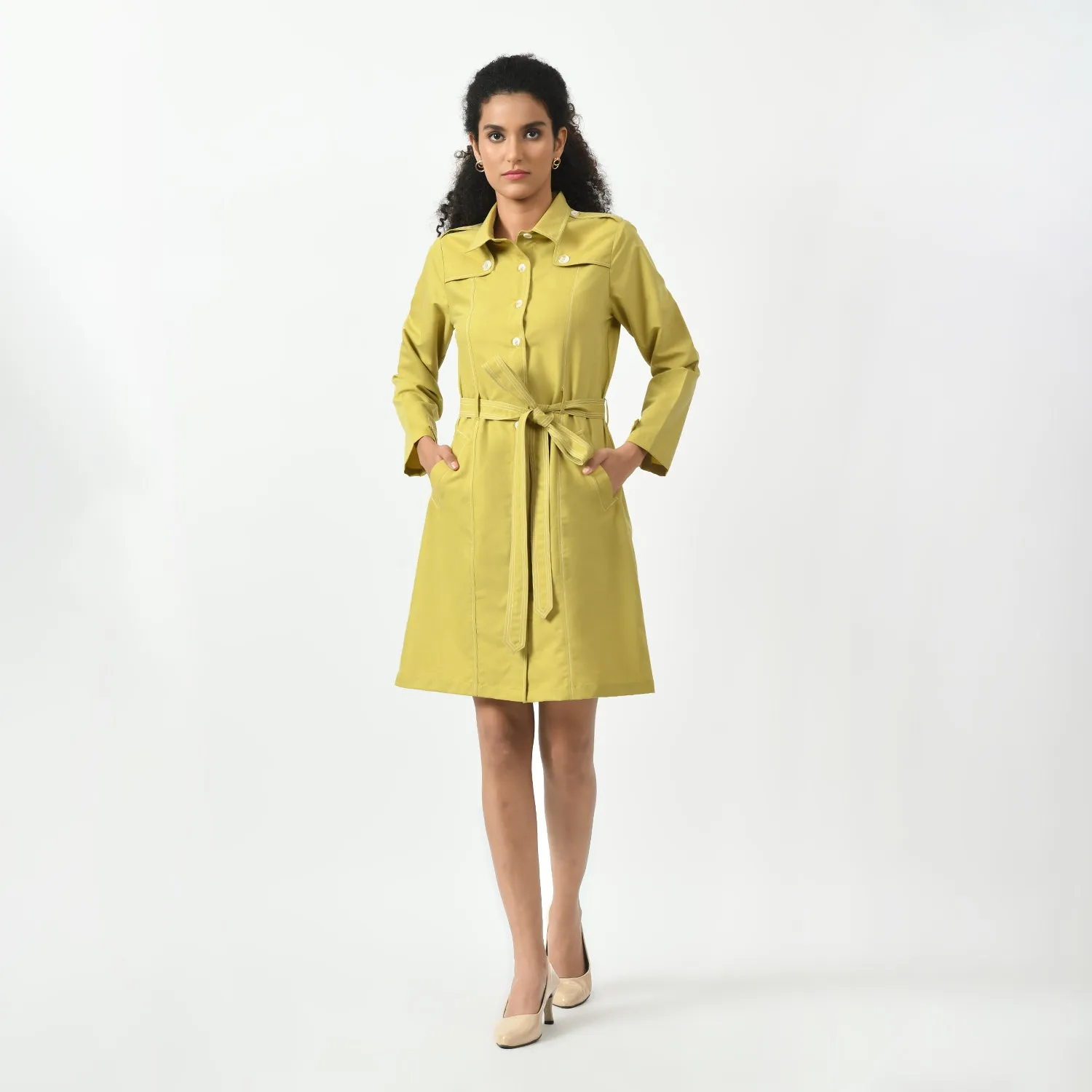 Mustard Trench Coat