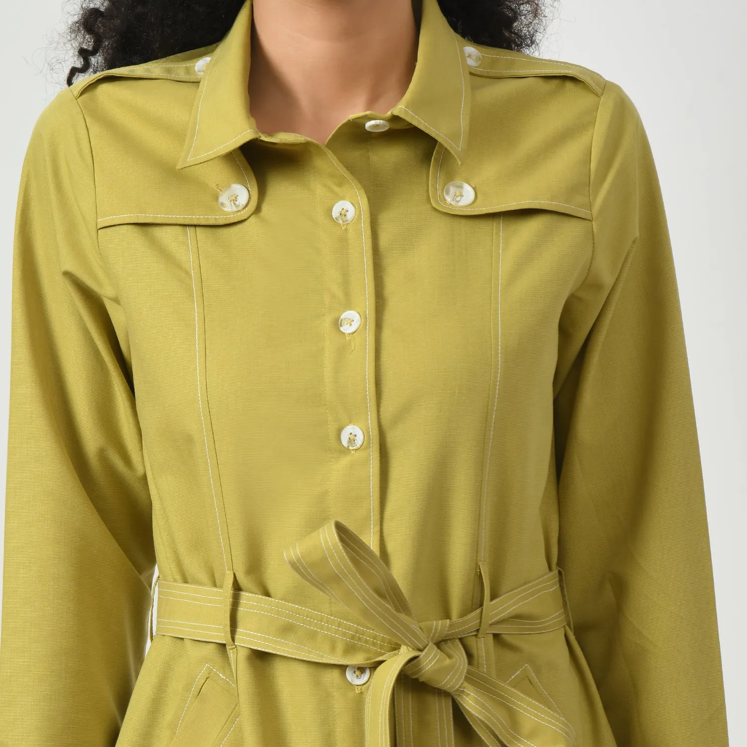 Mustard Trench Coat