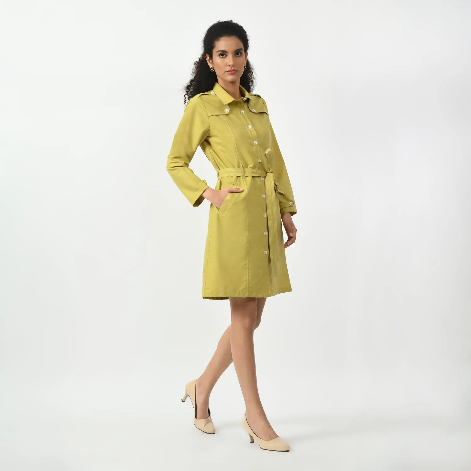 Mustard Trench Coat