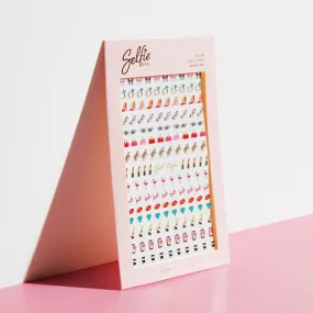 Nail Art Stickers 150pk - Girls Night