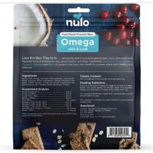 Nulo Functional Granola Omega Coconut & Cranberry Dog Treats 10 oz