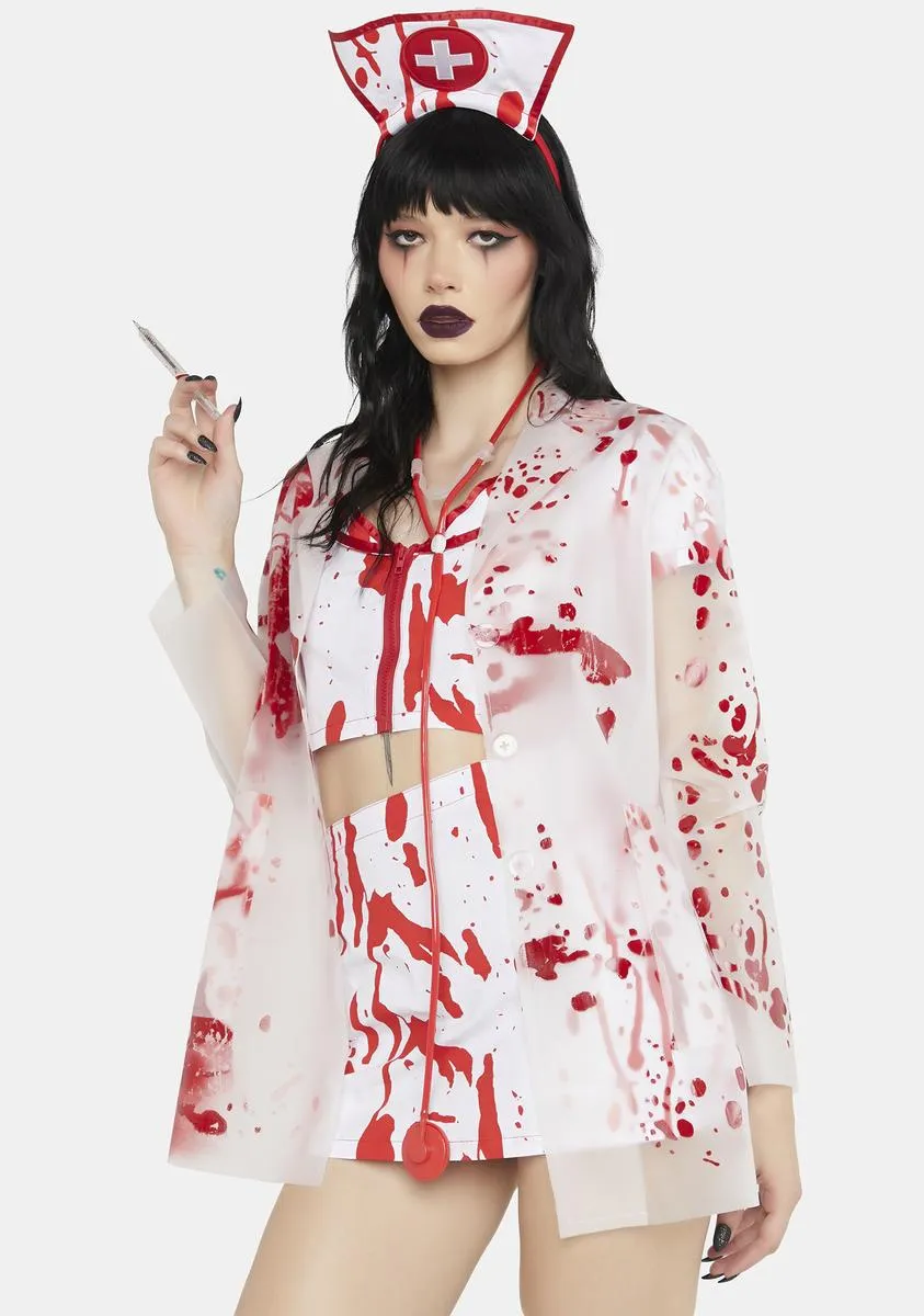 Nurse Of Death Bloody Lab Coat