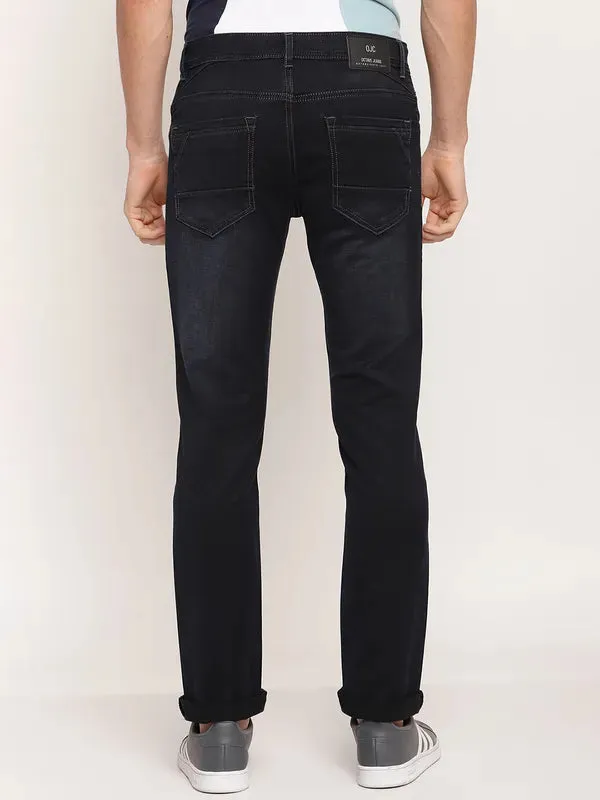 Octave Men Navy Blue Regular Fit Jeans