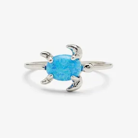 Opal Sea Turtle Ring