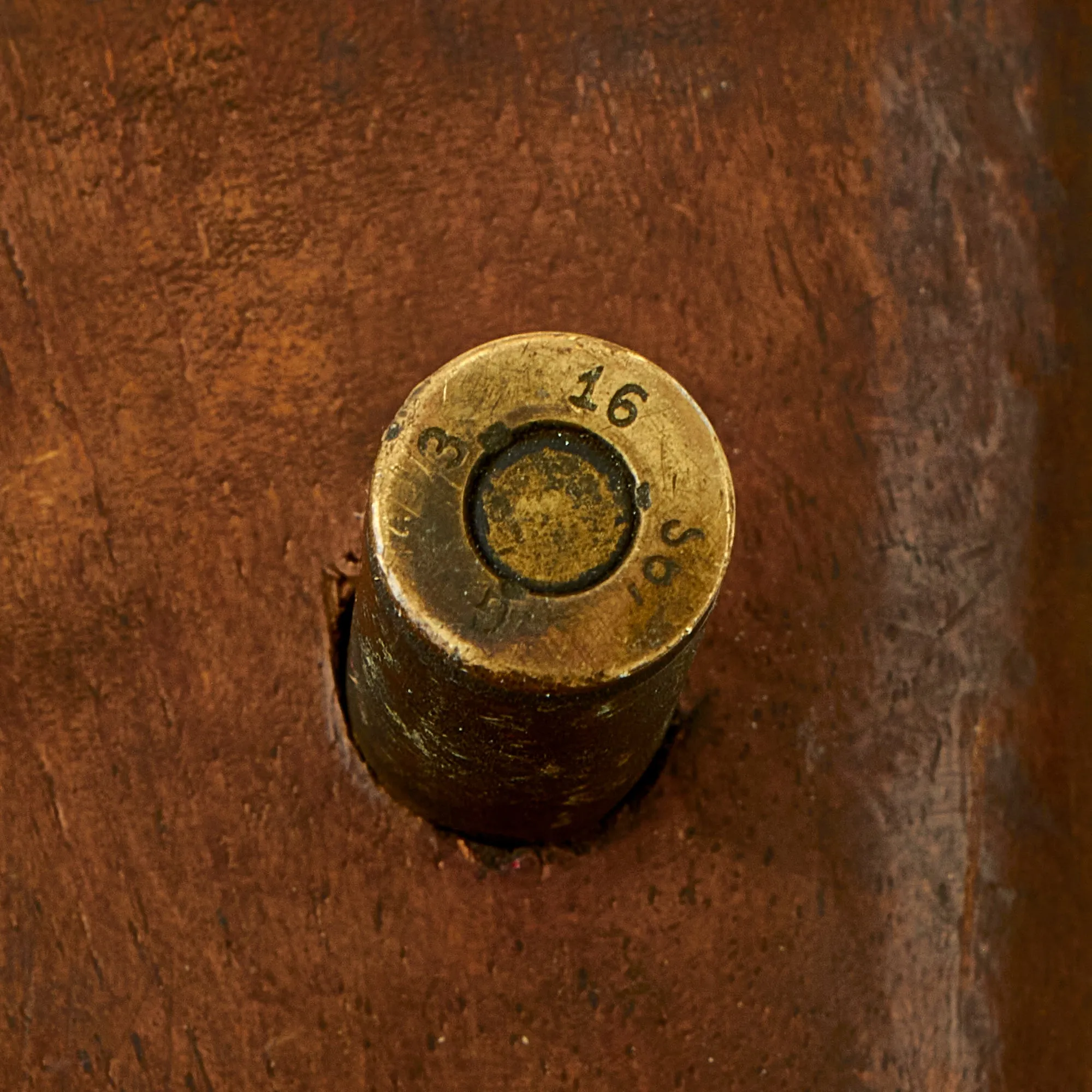 Original British WWI Trench Art Cribbage Board Constructed From German Gewehr 98 Buttstock Taken From Battle of Pilkem Ridge Location in 1917 - Third Battle of Ypres