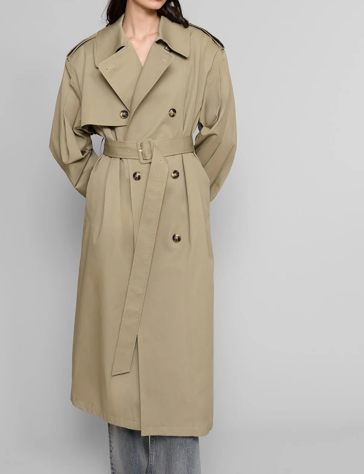 Oversized Padded Trench Coat