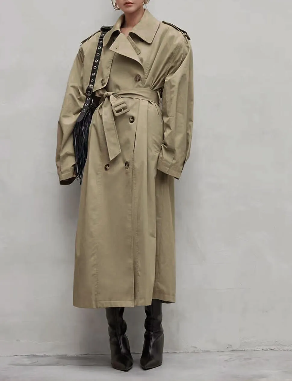 Oversized Padded Trench Coat