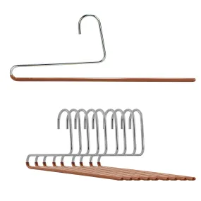 Pant Hanger with Grip Coating, Reverse Hook, KH-35U, Copper