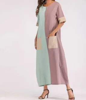 Patch Pocket Maxi Dress