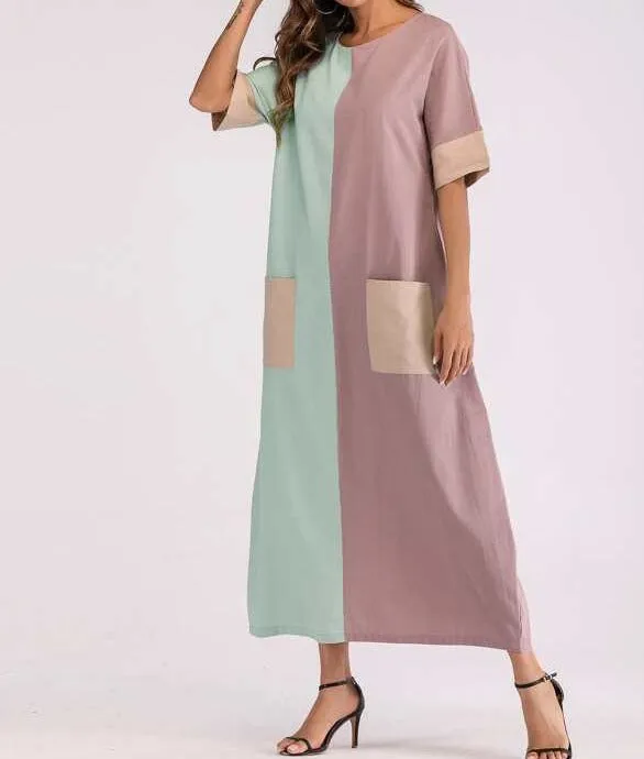 Patch Pocket Maxi Dress