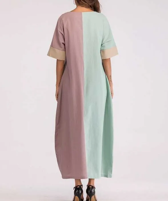 Patch Pocket Maxi Dress