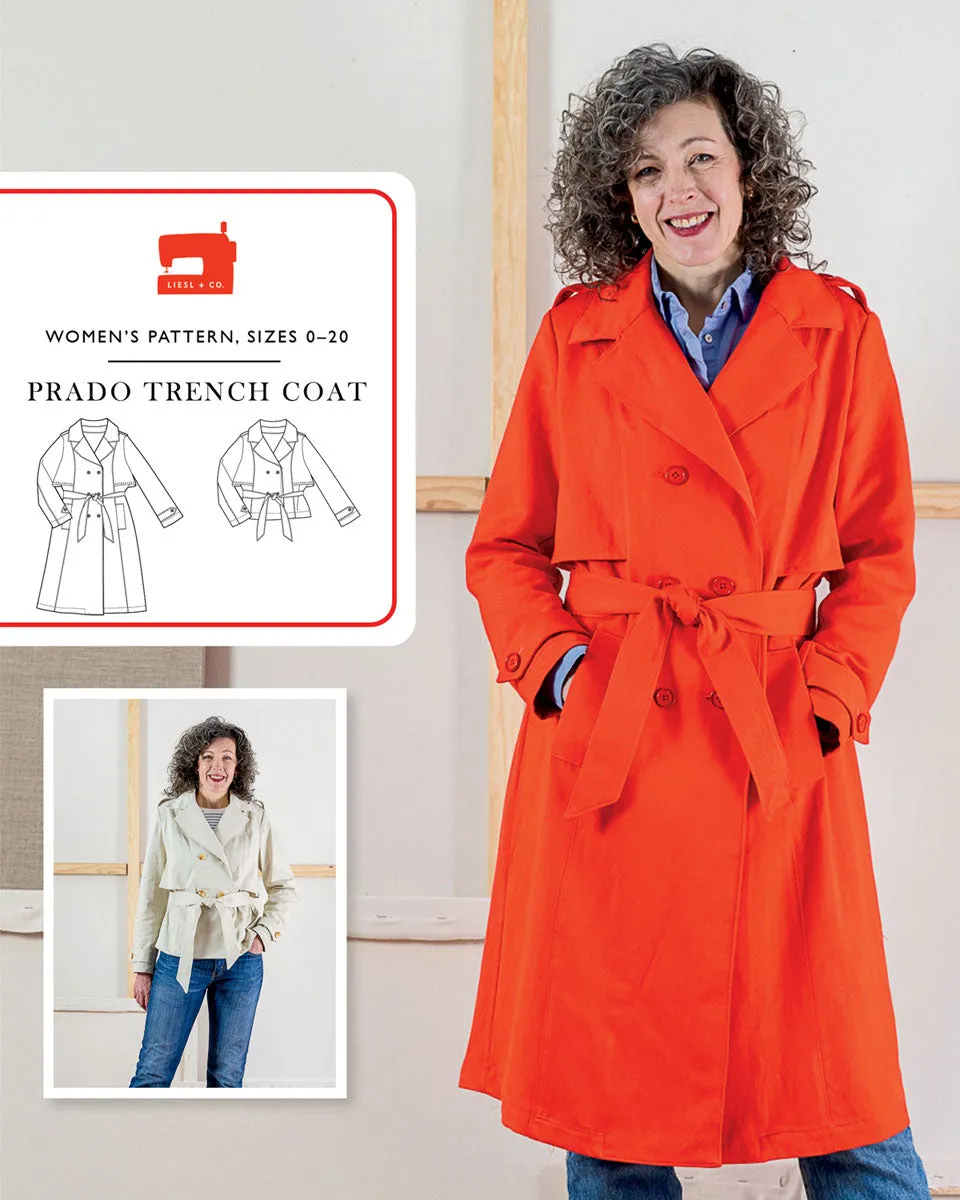 PDF Pattern - Prado Trench Coat | Liesl   Co