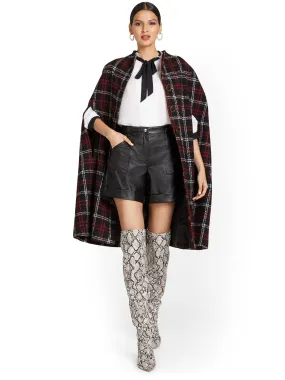 Plaid Cape