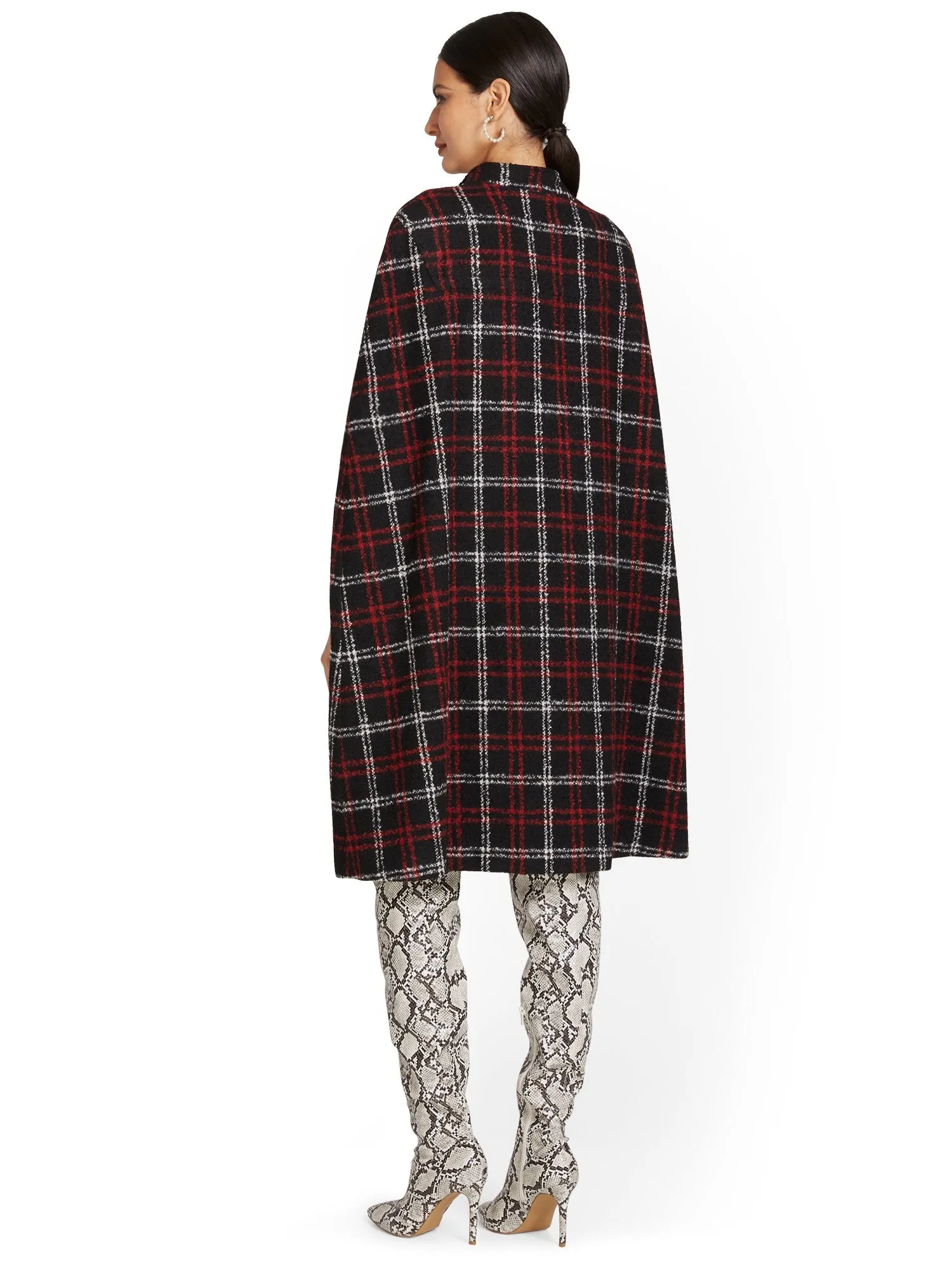 Plaid Cape