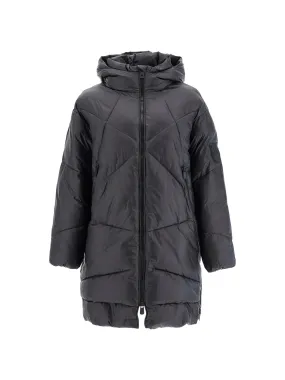 Quilted Mid-Length Down Coat