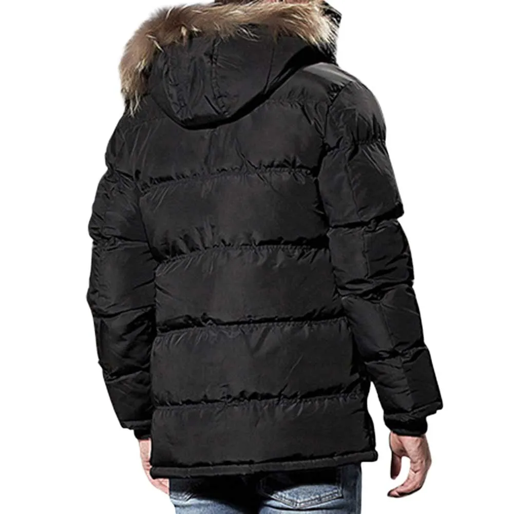 Quilted Puffer Jacket Black