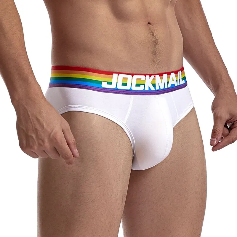 Rainbow Stripe Waistband Man Briefs and Boxers