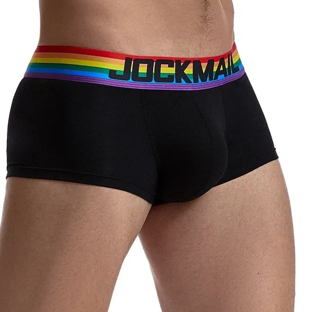 Rainbow Stripe Waistband Man Briefs and Boxers