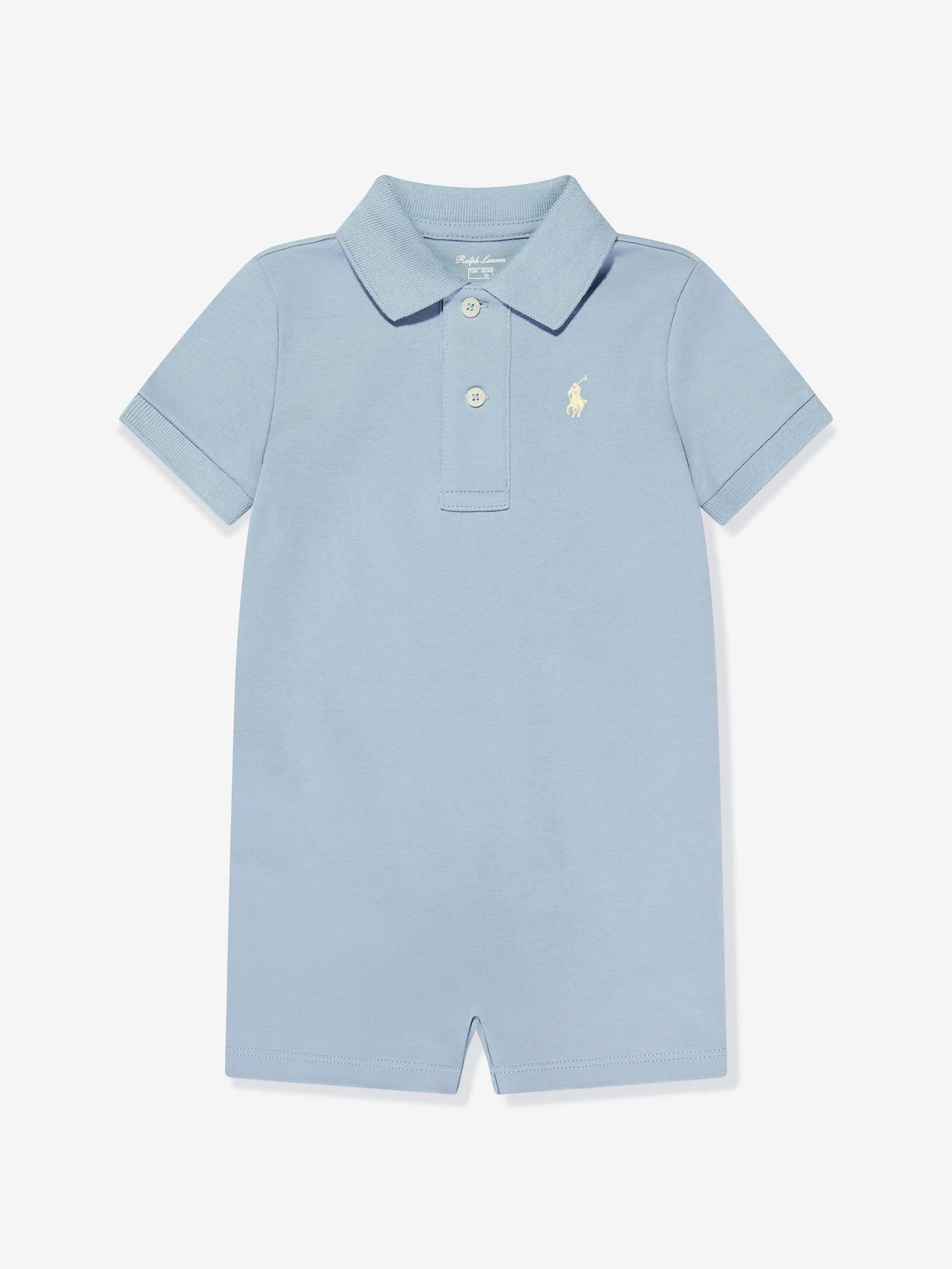 Ralph Lauren Baby Boys Polo Romper in Blue