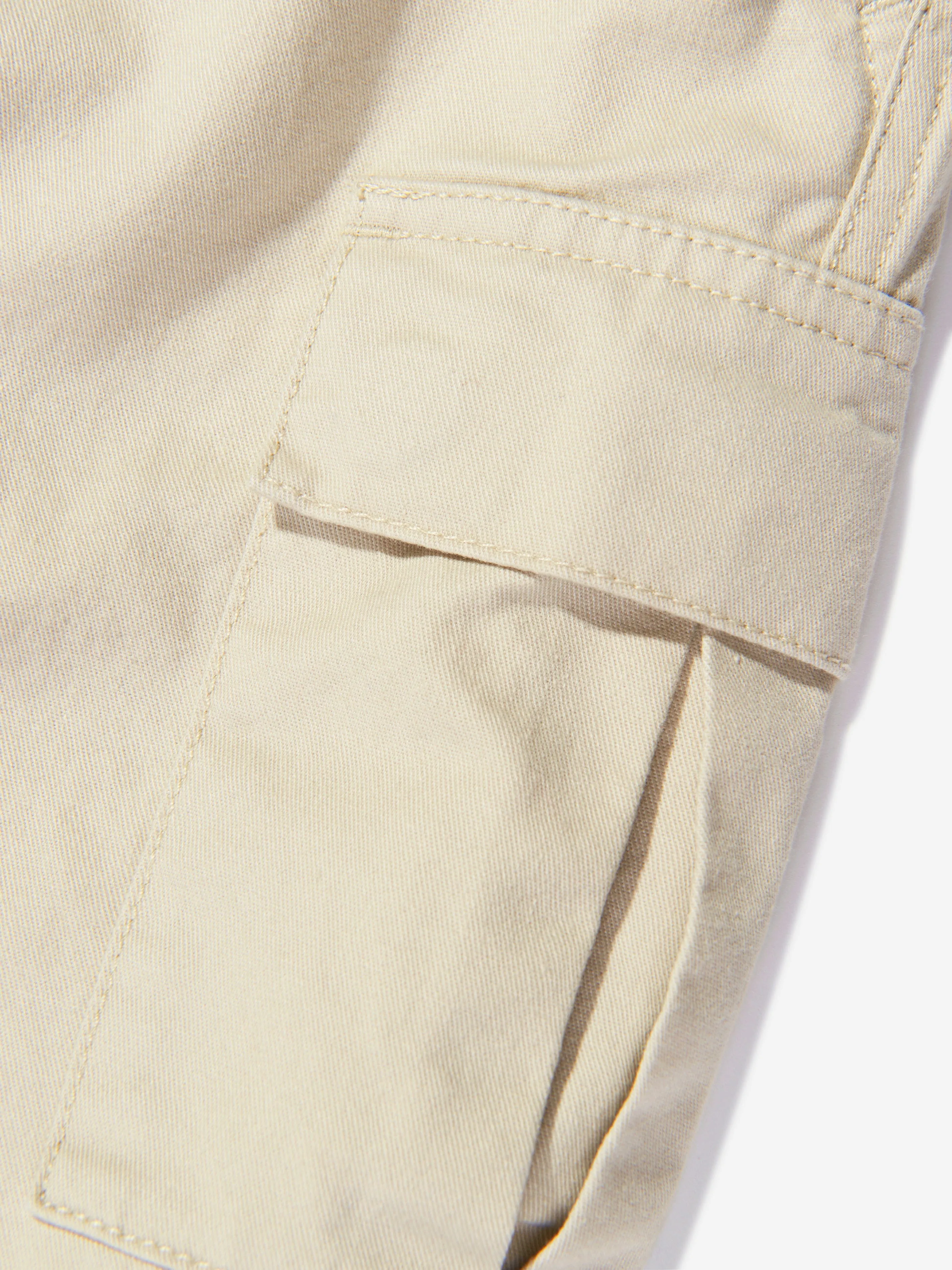 Ralph Lauren Boys Slim Fit Cargo Trousers in Beige