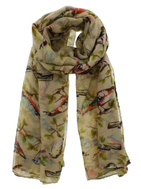 Robin & Branch Print on Scarf