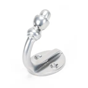 Satin Chrome Coat Hook | From The Anvil